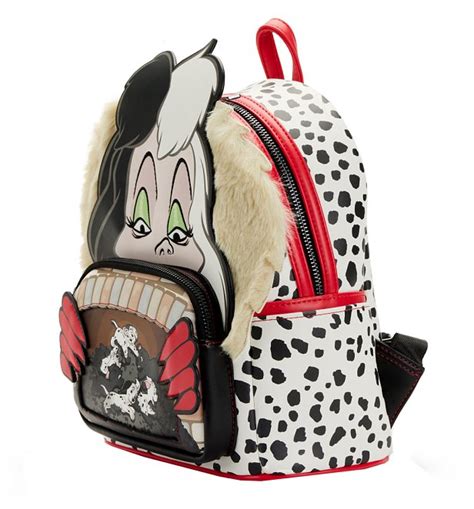 Loungefly Disney 101 Dalmatians Villains Scene Cruella Mini Backpack