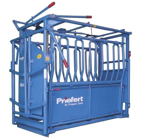 Priefert Rancher S0191 So191 Squeeze Chute Cattle Working