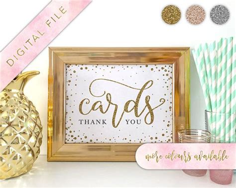 This listing is for one gift box 18l x 11w x 3deep. Cards Sign Printable Card Box Sign Gift Table Sign Wedding ...