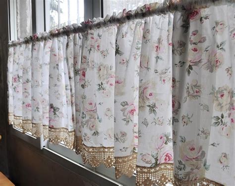 Brylanehome offers the furnishings & decor to make your house feel like a home. French Country Floral Rose Cafe Kitchen Curtain 007 | eBay