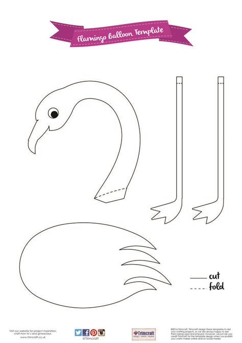 Image Result For Flamingo Cutout Pattern Flamingo Craft Flamingo