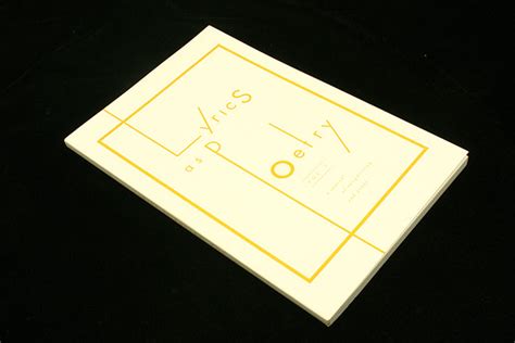 Lyrics As Poetry 2 — Magculture