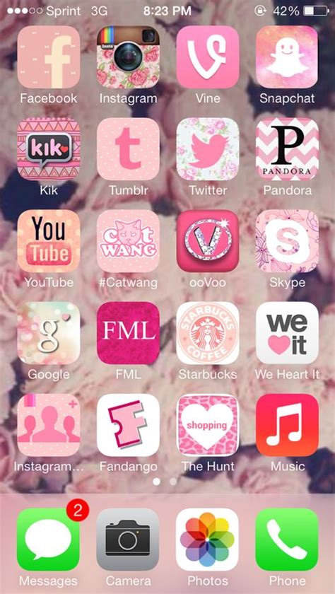 And if you would like app icons that are not on this site, you can ask me about. Aesthetic Icons For Apps Pink | aesthetic cute font