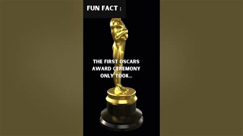 the first oscar ceremony was… youtube