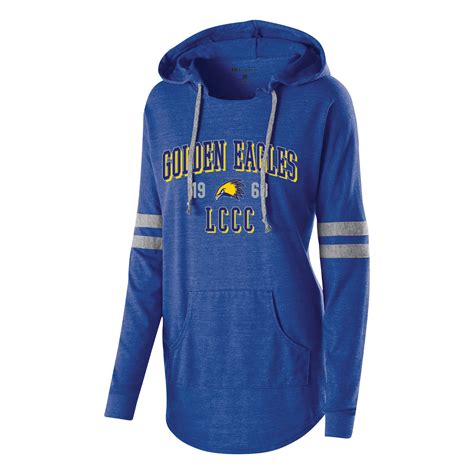 LCCC Bookstore: Golden Eagles Women's Lightweight Vintage Hooded Pullover