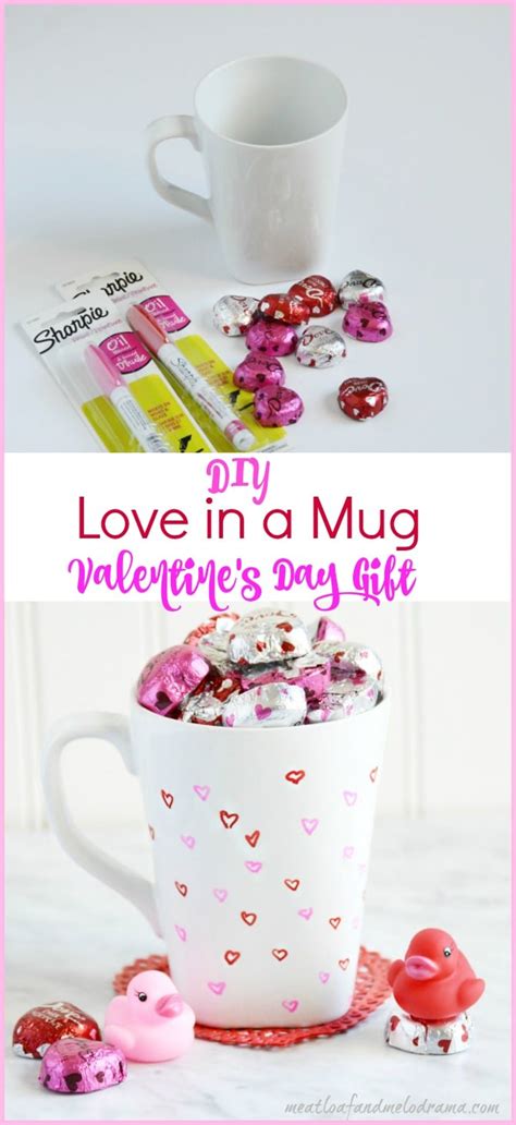 Diy Love In A Mug Valentines Day T Meatloaf And Melodrama