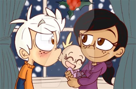 Aww Lincoln Tied To Kiss Ronnie Anne Under The Mistletoe The Loud House Fanart Loud House