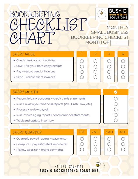 Lead Magnet Template Bookkeeping Checklist Chart Uk A4 Size