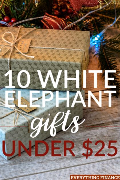 10 White Elephant Ts Under 25 White Elephant Ts Best White