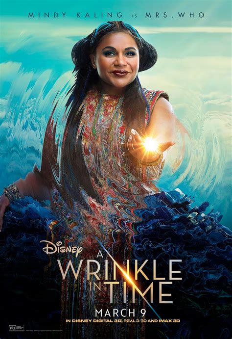 A wrinkle in time is the 2018 theatrical movie adaptation of the 1962 novel of the same name … Sasaki Time: A Wrinkle In Time - Character Poster - Mrs. Who