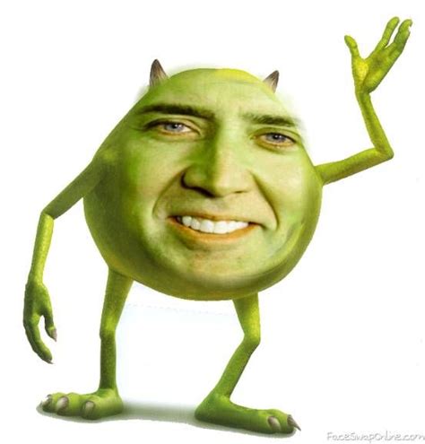 Shrek Mike Wazowski Meme Face Bhe