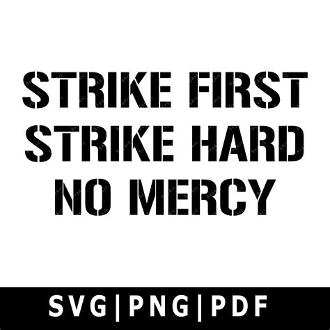 no mercy logo png