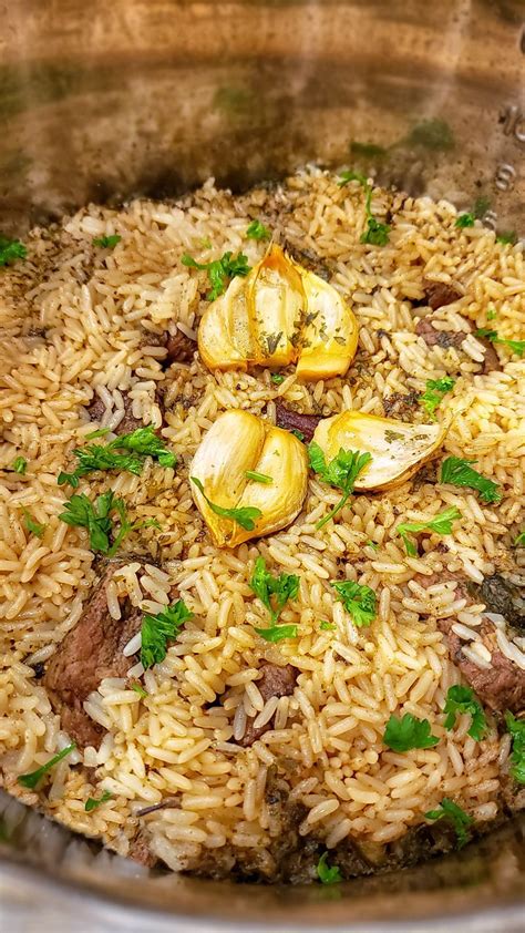 Instant Pot Lamb And Rice Plov Flavorful One Pot Meal