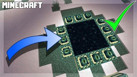 How To Make End Portal With Frames In Minecraft 1162 Youtube