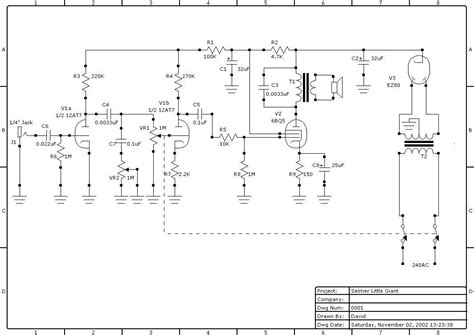 Heaters are shipped with special installation instructions regarding wiring, etc. Selmer Little Giant Amp Schematic Version 1