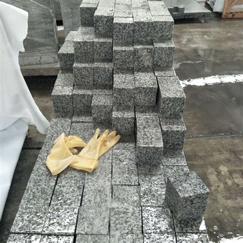 Cube Stone Landscaping Stones Granite G602 Light Grey Cubestone