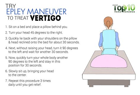John epley designed a series of movements to dislodge the crystals from the semicircular canals. Home Remedies for Vertigo | Top 10 Home Remedies