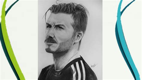 David Beckham Drawing David Beckham Sketch Youtube