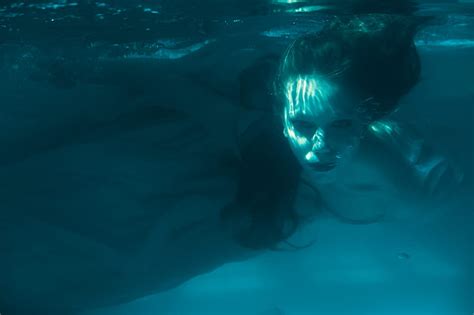 HD Wallpaper Women Face Blue Water Underwater Wallpaper Flare