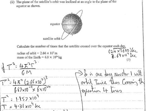 A Level Physics Exam Questions With Solutions Gravitational Fields