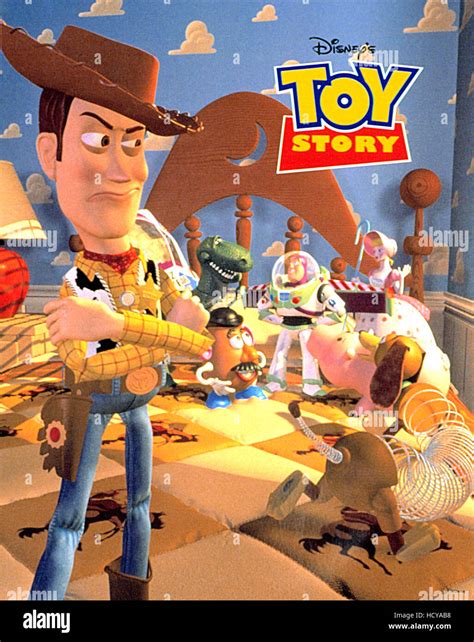 Toy Story Woody Buzz Lightyear 1995 Cbuena Vista Pictures