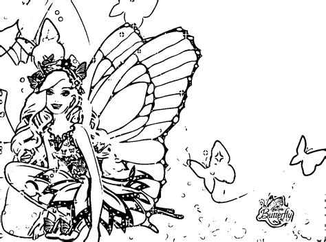 A pop of color will bring this printable coloring pack to life. Barbi Mariposa Coloring Pages - Coloring Home