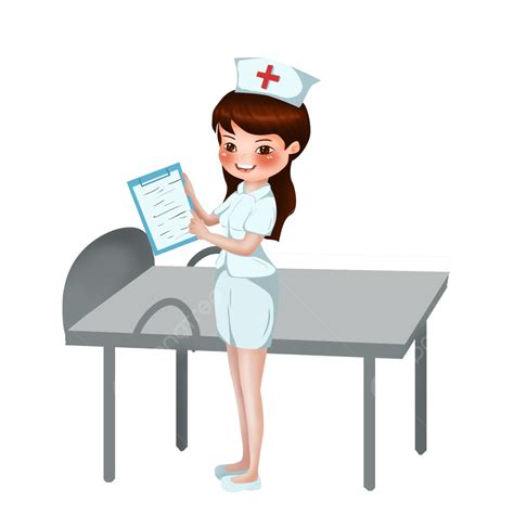 Nursing Staff Clipart Hd Png Hand Drawn Vector Medical Staff Nurse