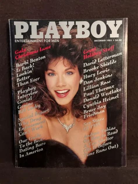 PLAYBOY MAGAZINE DECEMBER 1985 Barbi Benton POM Carol Ficatier Sex