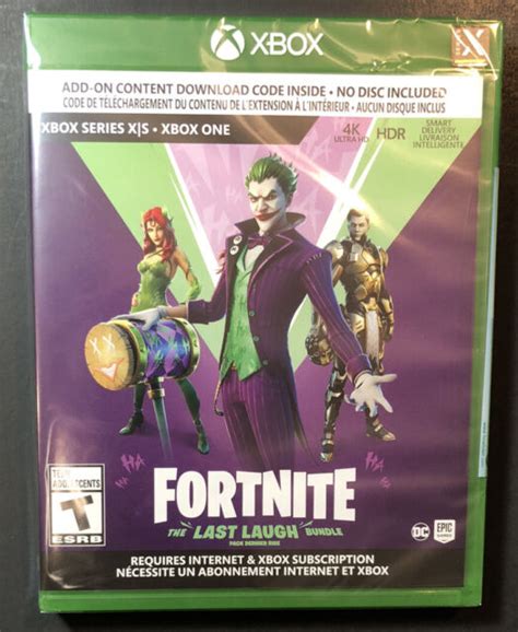 Fortnite The Last Laugh Bundle Code In Case Xbox One Xbox Series