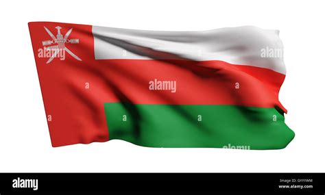 Sultanate Of Oman Flag High Resolution Stock Photography And Images Alamy
