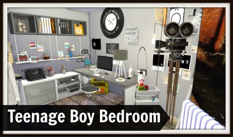 Sims 4 Teenage Boys Room Dinha