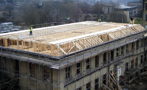 The warm deck roof design is the modern method for flat roof construction and is preferred wherever this option is possible. TRA | Howarth Timber Engineering supply trusses for mill ...