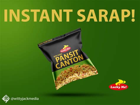 Pinoy Graphic Artists Redesign Lucky Me Pancit Canton Packaging