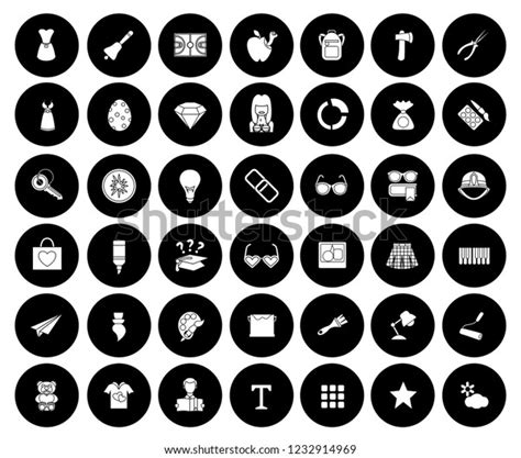 Art Icons Set Vector Graphic Design Stock Vector Royalty Free