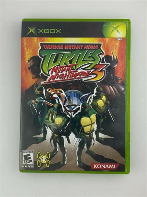 Teenage Mutant Ninja Turtles 3 Mutant Nightmare Microsoft Xbox 2005