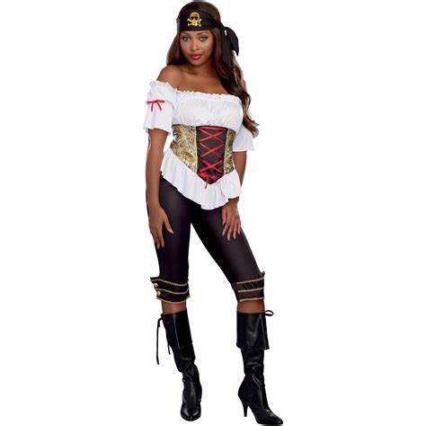 Pirate Beauty Adult Women S Halloween Costume Small Walmart Com Walmart Com