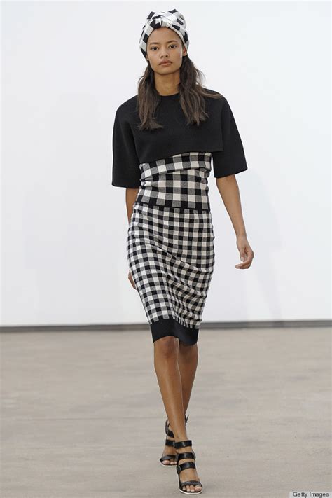 Fashion Week Look Of The Day Derek Lam Proves That Black Works For