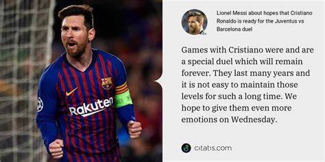 Lionel Messi About Hopes That Cristiano Ronaldo Is Ready For The