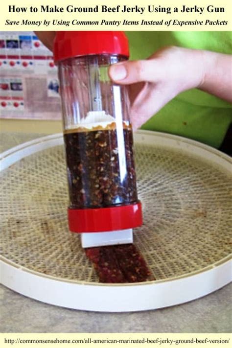 Well, think outside of the box with this recipe and make some less expensive jerky. Ground Beef Jerky Recipe Using a Jerky Gun