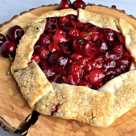 How To Make A Rustic Cherry Galette Recipe Cherry Recipes Gallette Recipe Cherry Desserts