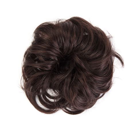 She has sported a layered and short messy curly hair that absolutely looks stunnng. Curly Messy Bun Hairpiece Scrunchie Updo Cover Hair ...