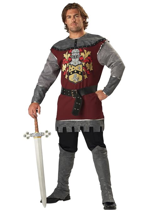 Brave Medieval Knight Costume Mens Renaissance Costumes