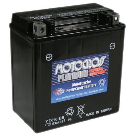 This is one of the most important factors when considering the life of your battery. YTX16BS Battery | Yuasa Motocross 12 Volt Motorcycle Batteries