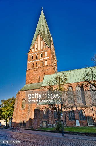 St Johns Brick Gothic Church In Lüneburg Germany High Res Stock Photo