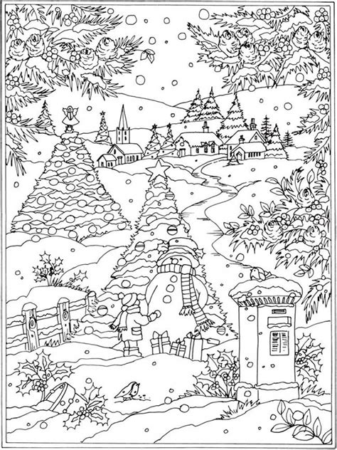 There are tons of unique and interesting printable coloring. Free Winter coloring pages for Adults. Printable to ...