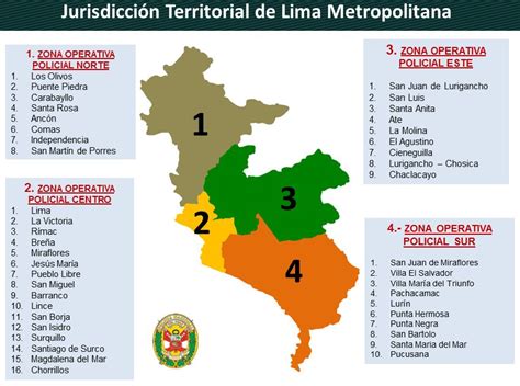 Dividen Región Policial Lima En Cuatro Sectores Operativos Lima El