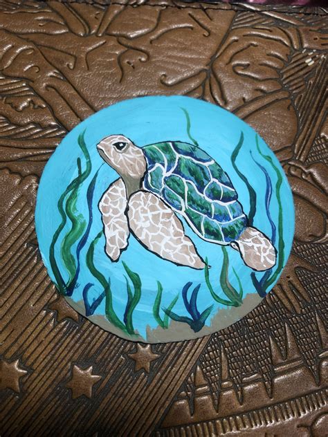 Pin By Christine On Rock Art Stone Art Rock Painting Art Turtle