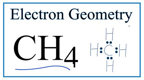 Electron Geometry For Ch4 Methane Youtube