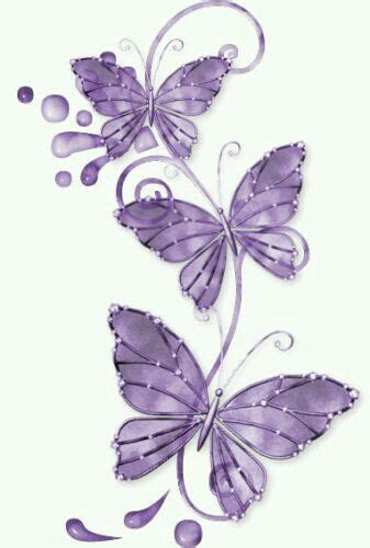 Mariposas Lilas Purple Butterfly Tattoo Butterfly Tattoo Designs