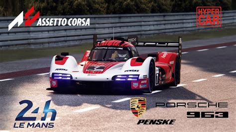 Assetto Corsa Penske Porsche Lmdh Le Mans Race Youtube